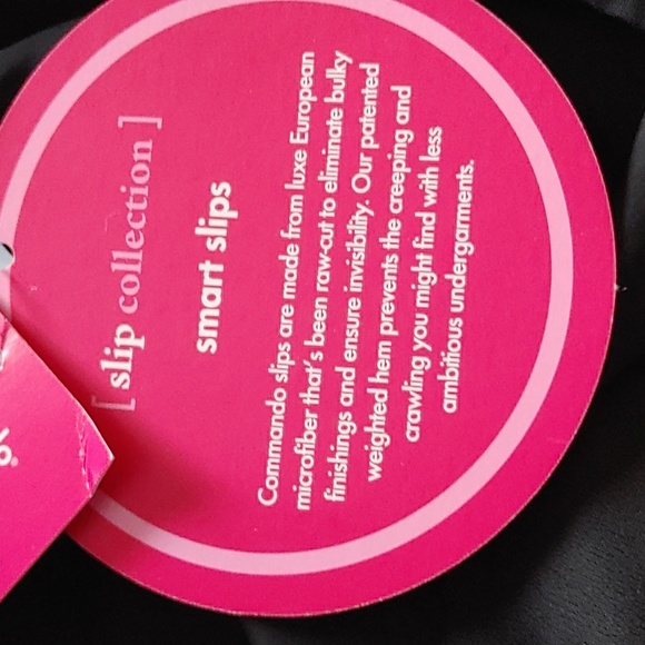 Commando black luxe satin mini Cami slip sz.L NWT - Picture 6 of 8